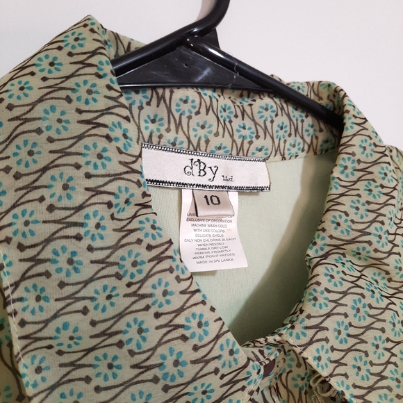 GREEN MID-CENTURY MODERN DRESS SIZE 10 - Picture 3 of 5